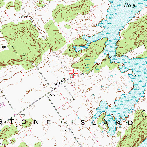 Topographic Map of School Number 1 (historical), NY