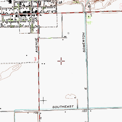 Topographic Map of Garven Lateral, AZ