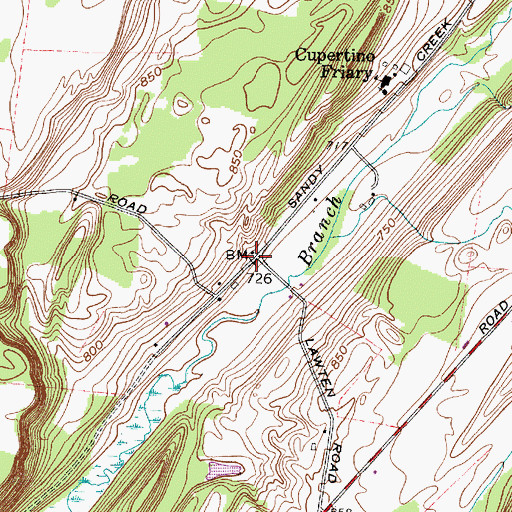 Topographic Map of School Number 10 (historical), NY