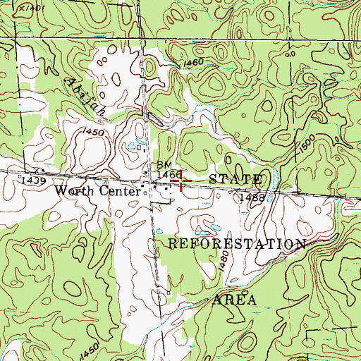 Topographic Map of School Number 4 (historical), NY