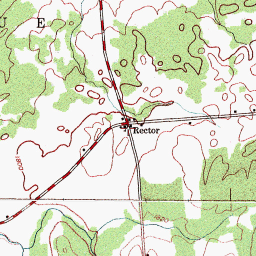 Topographic Map of School Number 6 (historical), NY