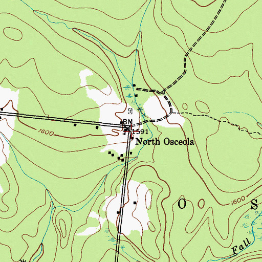 Topographic Map of School Number 4 (historical), NY