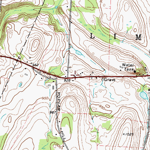 Topographic Map of School Number 7 (historical), NY