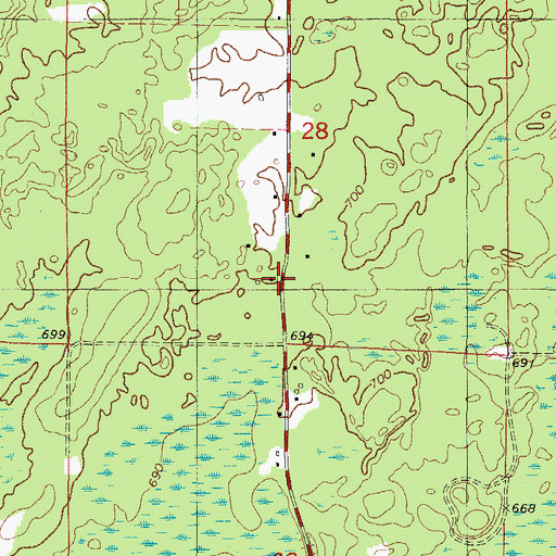 Topographic Map of DeYoung Family Zoo, MI