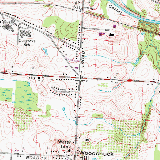 Topographic Map of School Number 3 (historical), NY