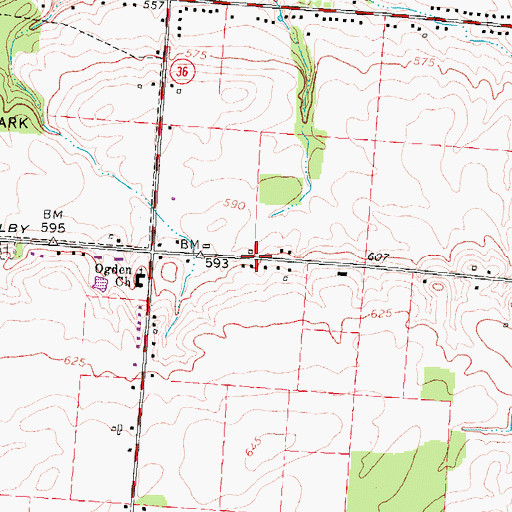 Topographic Map of School Number 4 (historical), NY