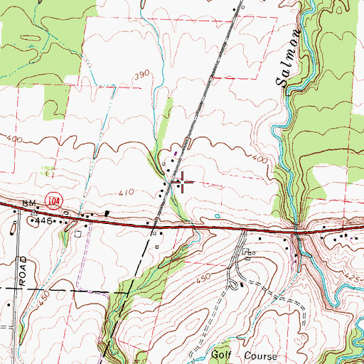 Topographic Map of School Number 6 (historical), NY