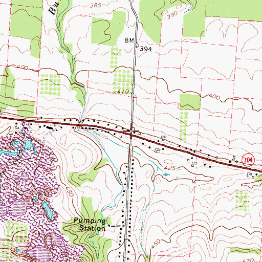 Topographic Map of School Number 8 (historical), NY