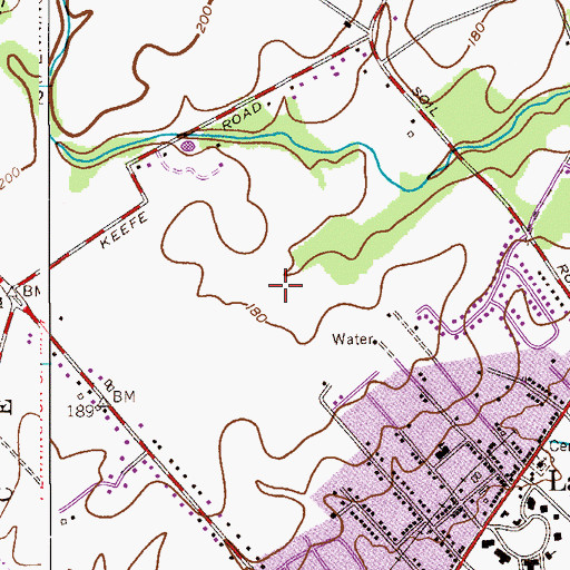 Topographic Map of Village Park, NJ