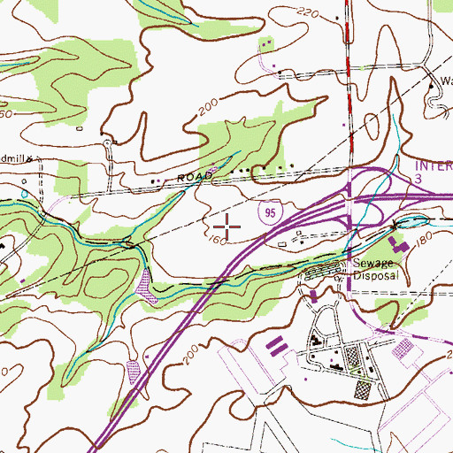 Topographic Map of Mountain View Park, NJ