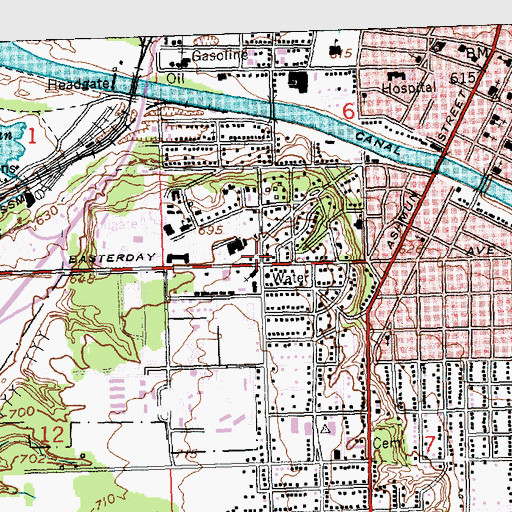 Topographic Map of Ryan House, MI