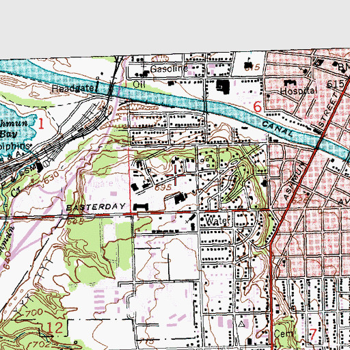 Topographic Map of Chippewa House, MI