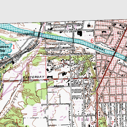 Topographic Map of Iroquois House, MI