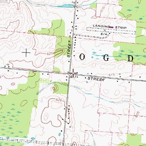 Topographic Map of School Number 12 (historical), NY