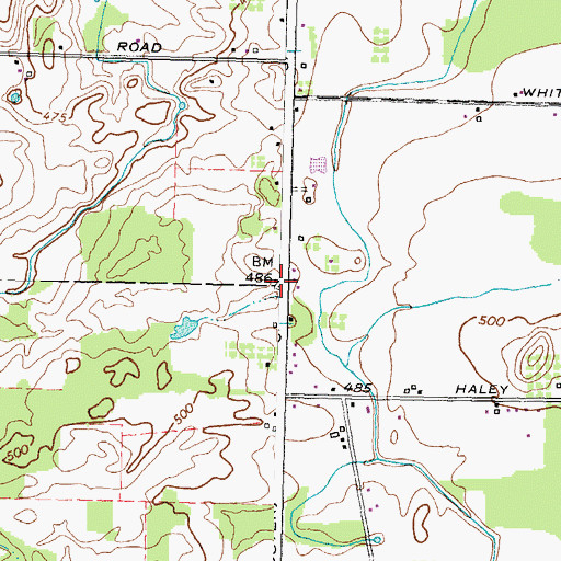 Topographic Map of School Number 5 (historical), NY