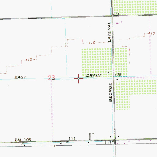 Topographic Map of Hayden Lateral, AZ
