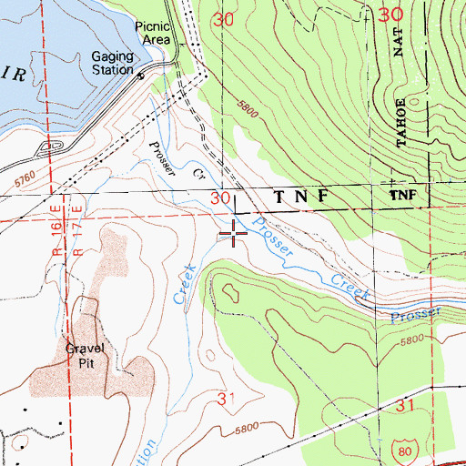 Topographic Map of Station Creek, CA