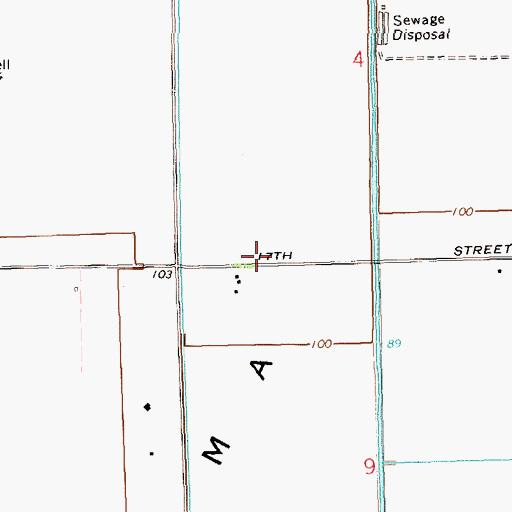Topographic Map of Hearn Lateral, AZ