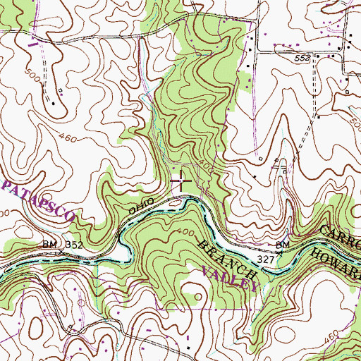 Topographic Map of Freedom District Wastewater Treatment Plant, MD