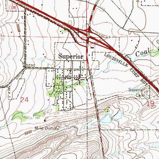 Topographic Map of Grasso Park, CO