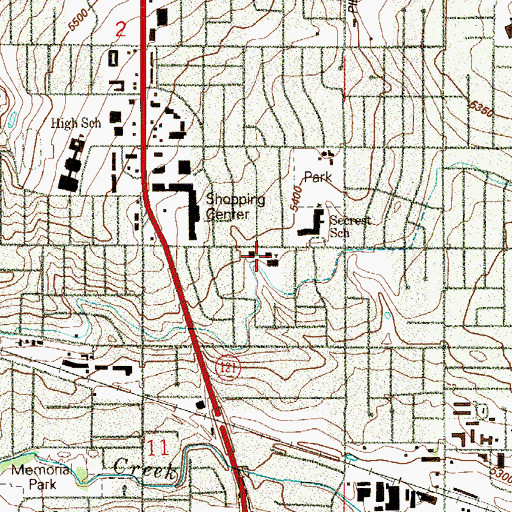 Topographic Map of Arvada Seventh Day Adventist Christian School (historical), CO