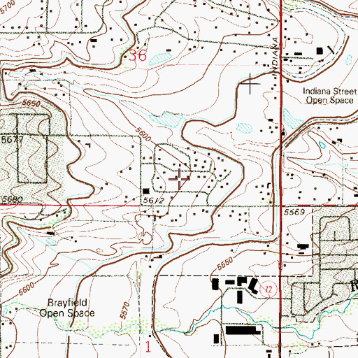 Topographic Map of Supreme Estates, CO