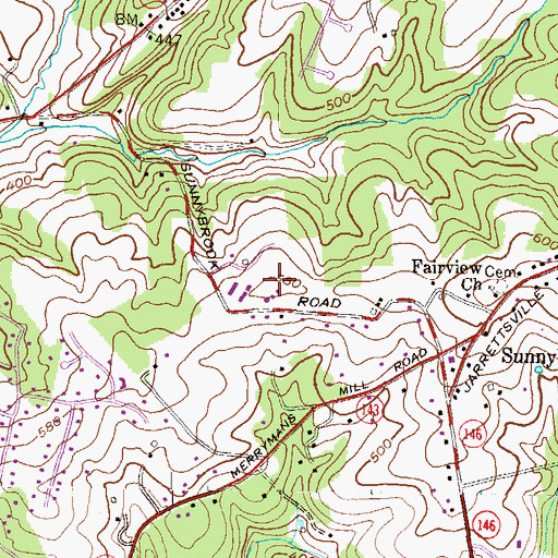 Topographic Map of Nike Site BA-03C (historical), MD
