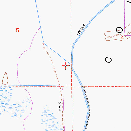 Topographic Map of Stone Corral Creek, CA