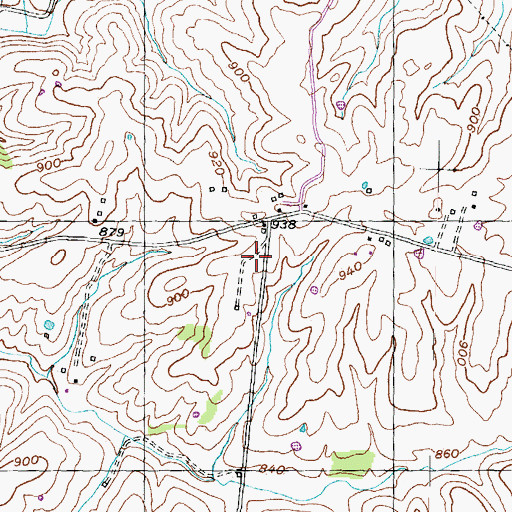 Topographic Map of Cold Spring School (historical), KY