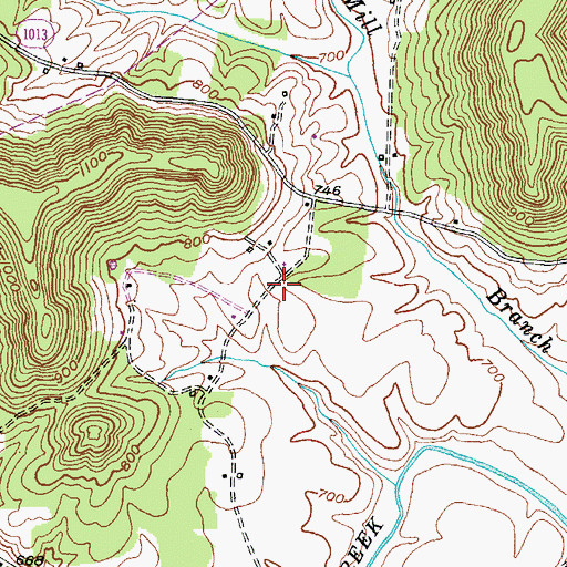 Topographic Map of Wallingford Post Office (historical), KY