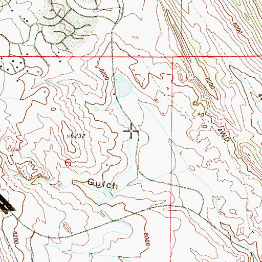Topographic Map of South Valley Park, CO