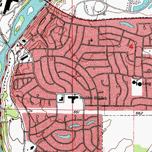 Topographic Map of Susan John Park, IL