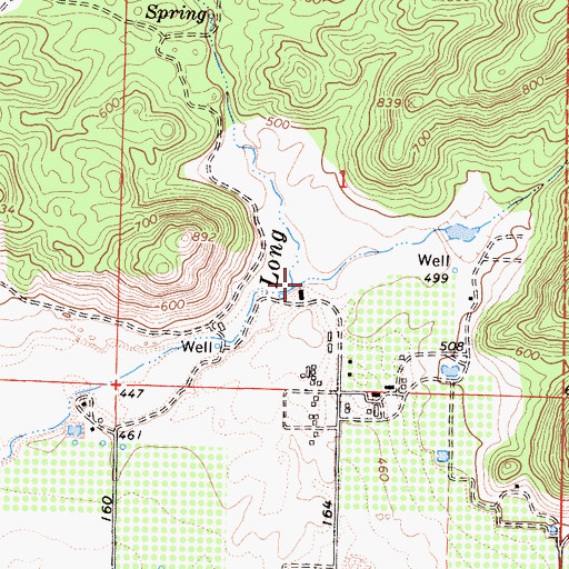 Topographic Map of Story Creek, CA