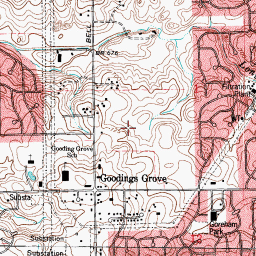 Topographic Map of Pheasant Hollow N, IL