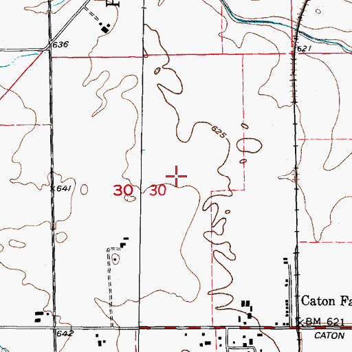 Topographic Map of Mirage, IL