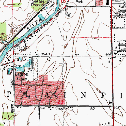 Topographic Map of Vintage Harvest, IL