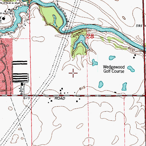 Topographic Map of McKenna Woods, IL
