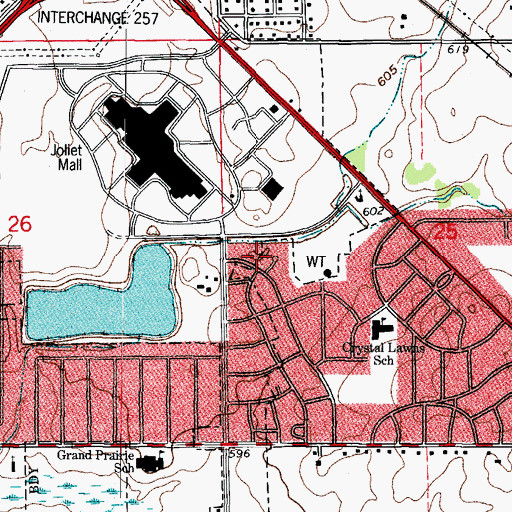 Topographic Map of Erin, IL