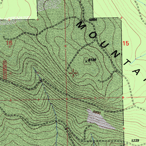 Topographic Map of Stover Mountain, CA
