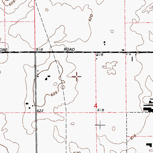 Topographic Map of Riverbrook Estates, IL