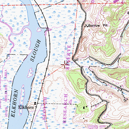 Topographic Map of Strawberry Canyon, CA