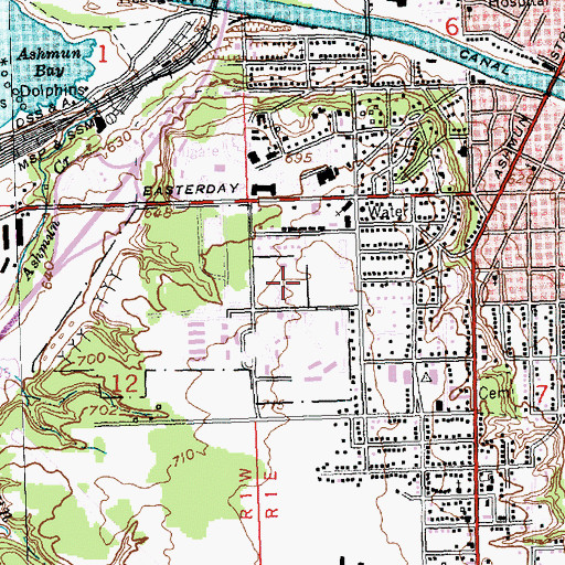 Topographic Map of Tendercare Nursing Home, MI