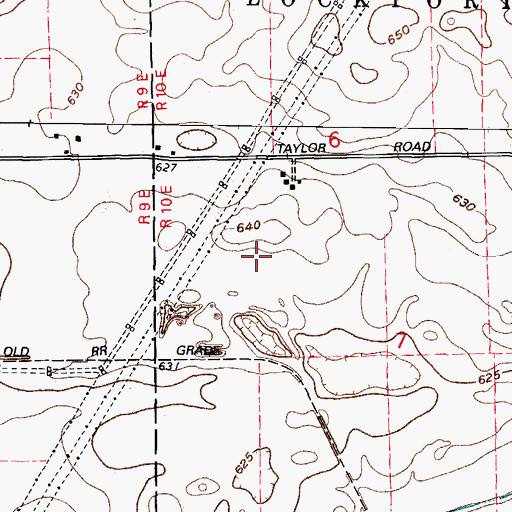 Topographic Map of Wesglen, IL