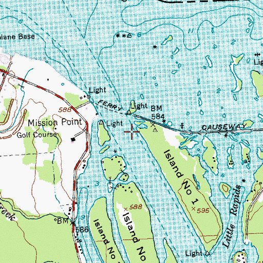Topographic Map of Rotary Park, MI