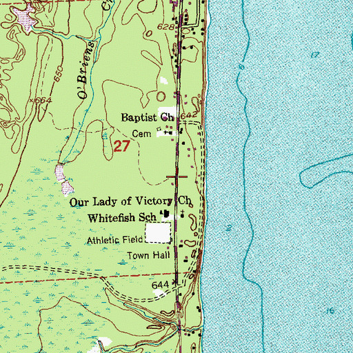 Topographic Map of Paradise Community Health Center, MI