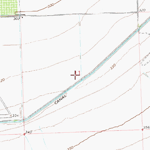 Topographic Map of Mohawk 8.5 Lateral, AZ