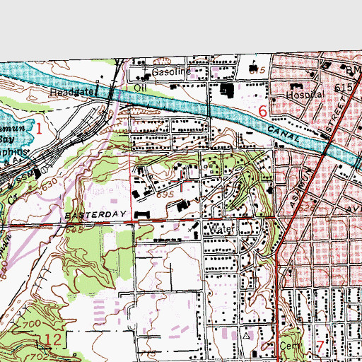 Topographic Map of New Fort Brady Historical Marker, MI