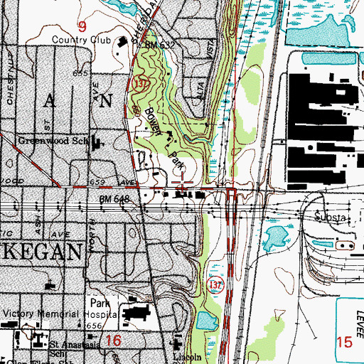 Topographic Map of Al Grosche Field, IL