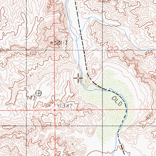 Topographic Map of Long Valley, CA