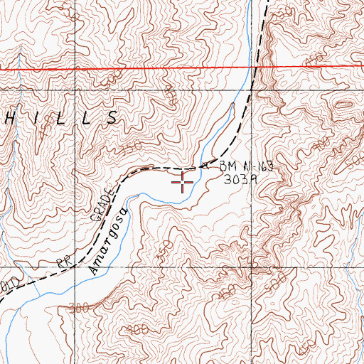 Topographic Map of The Narrows, CA